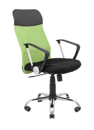 Кресло Ультра Хром M-1 (Tilt) Сетка черная + зеленая