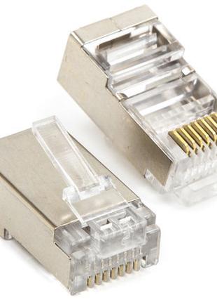 Коннектор RJ45 cat.5e FTP 8p8c * 100 PowerPlant (LYUS006)