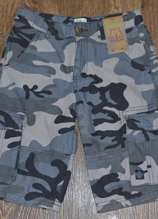 Фирменные шорты cargo shorts f&f (8-9 лет) с бирками.
