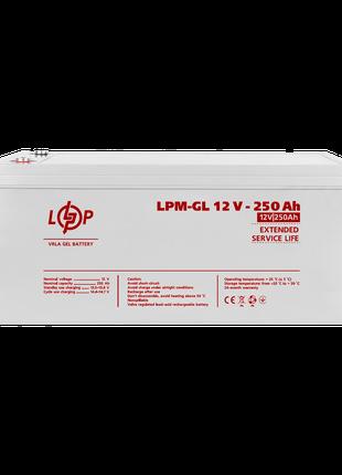 Акумулятор гелевий LPM-GL 12V - 250 Ah