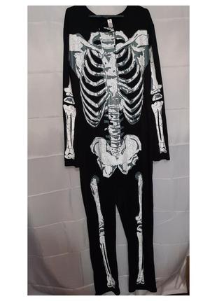 Костюм скелета на хелловин, размер xl