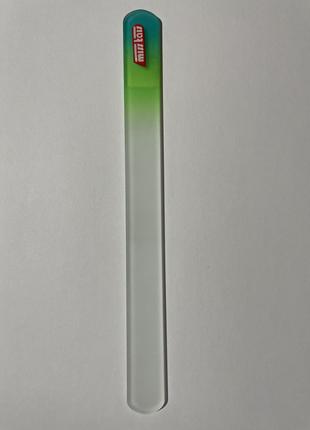 Пилка скляна 195 мм 240/400 Miss Tais бірюзово-зелена