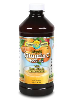 Витамины и минералы Dynamic Health Liquid Vitamin C 1000 mg, 4...