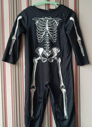 Карнавальный костюм скелета на 18-24мес.