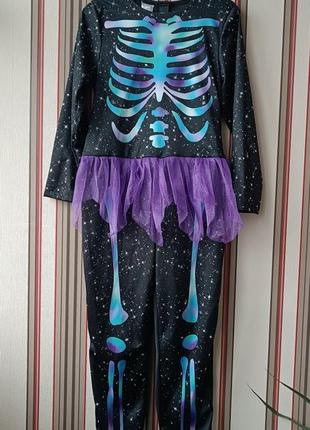 Карнавальный костюм скелета на 7-8роков