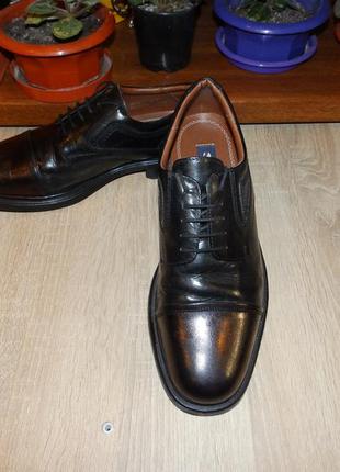 Туфли , броги , оксфорды oaktrak pinham black leather brogue o...