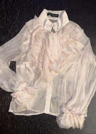 Прозрачная рубашка в стиле барокко от littl mistriss ( размер 10)