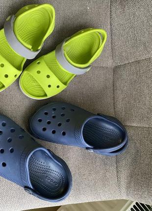 Crocs для мальчика c13 клоны сандалии босоножки