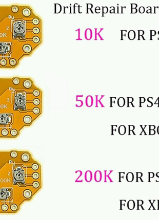 Плата калибровки/дрифт 3D стика джойстика/геймпада Xbox/PS4/PS5
