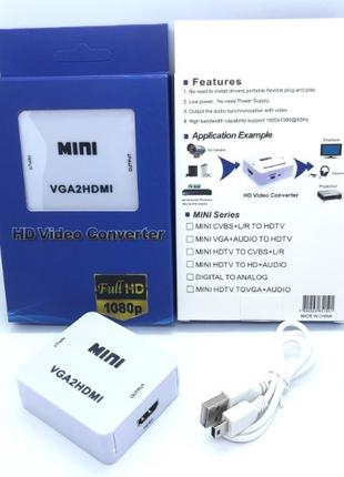 Конвертер VGA2HDMI MINI (коробка)