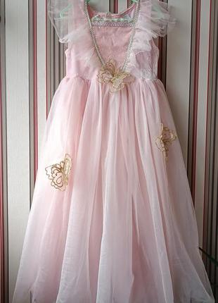 Нежное пышное платье fairy dust на 7-8роков, рост 128см