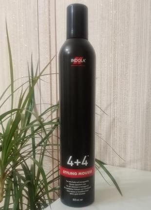 Indola 4+4 styling mousse мусс для укладки волос, 500 мл