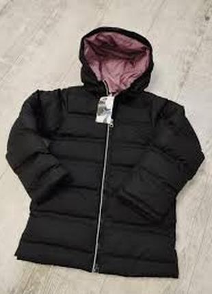 Куртка демисезон для девочки черная alive 134-140