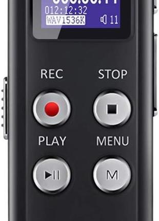 Цифровой диктофон EVISTR 32 ГБ, диктофон с голосовым управлени...