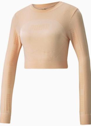 Топ с длинным рукавом puma evoknit long sleeve top womens новы...