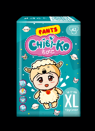 Chibi-Ko подгузники-трусики детские XL 12-17 кг, 42 шт