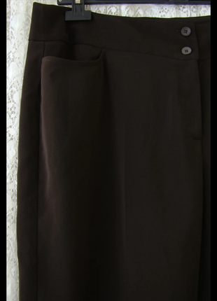 Брюки женские легкие модные классические коричневые р.52 6072