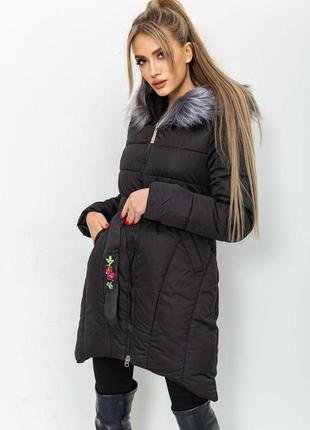 Куртка жіноча зимова, колір чорний, 131r2258