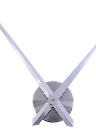 Настінний годинниковий механізм стрілки 40*30 см колір срібло ...