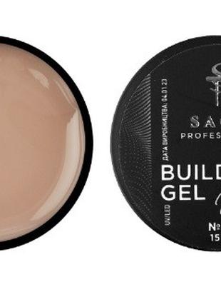 Гель для нарощування Saga Builder Gel Veil 13 (тілесно-рожевий...