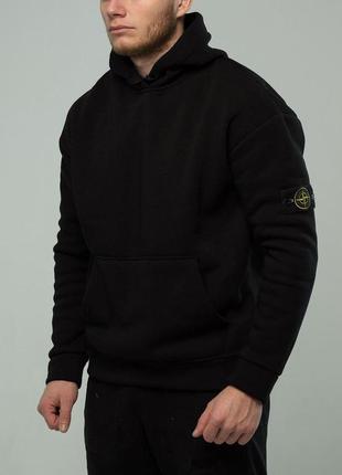 Худи stone island черный &lt;unk&gt; размеры: xs, s, m, l, xl,...