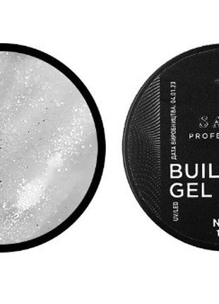 Гель для нарощування Saga Builder Gel Veil 19 (молочні перли з...