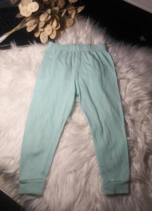 Трикотажные брюки на 12-18 месяцев штанишки домашние пижамные