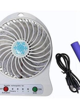 Вентилятор настольный, аккумуляторный Usb Mini Fan (аккумулято...