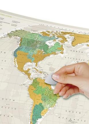 Скретч-мапа geography world