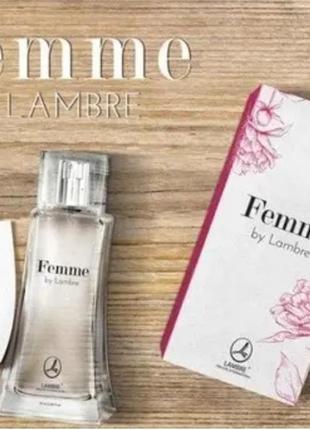 Женская парфюмерная вода femme lambre/ женские духи ламбре