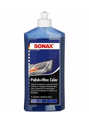 Автополироль Sonax Polish Wax Color NanoPro 500мл (296200)