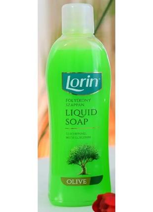Жидкое мыло, для всего тела lorin olive оливка, 500 мл. вверхн...