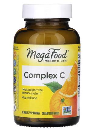 Комплекс вітаміну С, Complex C, MegaFood, 30 таблеток