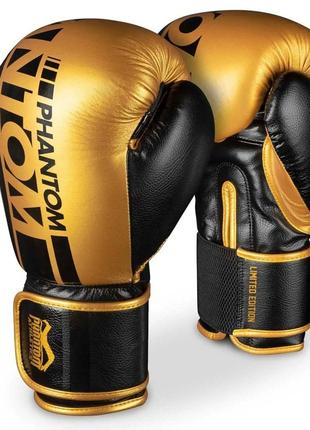 Перчатки боксерские Phantom APEX Elastic, Gold 16 унций