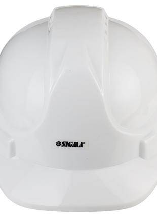Каска будівельна 8 точок кріплення (біла) SIGMA (9414501) — Ce...