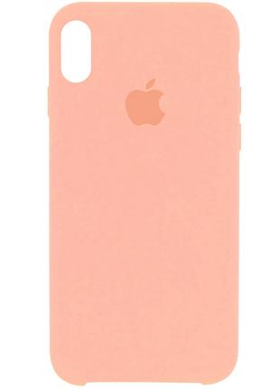 Чехол Silicone Case (AA) для Apple iPhone X (5.8") / XS (5.8")