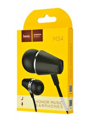 Стерео Наушники Hoco M34 Honor Music With Microphone