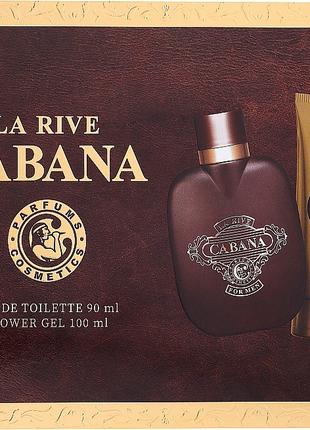 Набор для мужчин Cabana La Rive (туалетная вода 90 мл. гель дл...