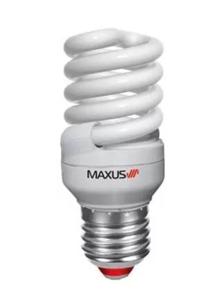 Лампа енергозберігаюча Maxus XPiral 20W 4100K E27-2 штуки