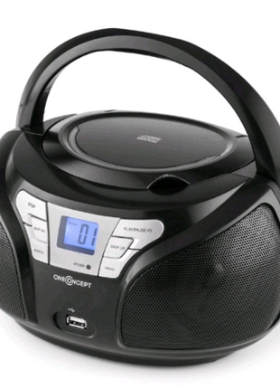 ONECONCEPT Groovie Boombox радіо (CD, MP3 плеєр, Bluetooth, USB,