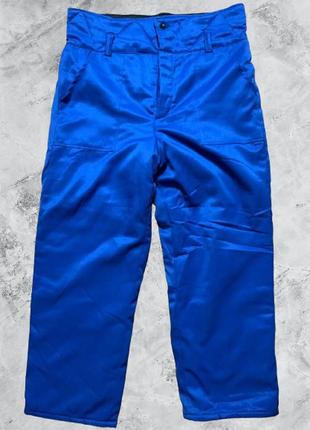 Рабочие зимние брюки утепленные синие