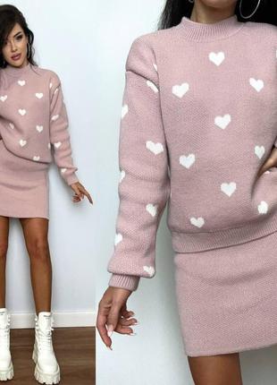 Комплект свитер+юбка