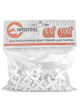 Крестики для плитки Intertool - 5 мм (100 шт.) 5 шт.