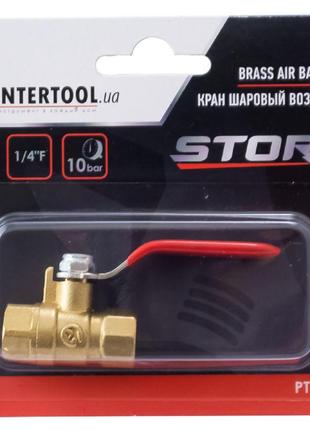 Кран шаровый воздушный Intertool - 1/4"В x 1/4"В