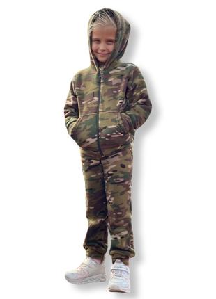 Зимовий флісовий костюм дитячий Мультикам розмір (122 см) ll