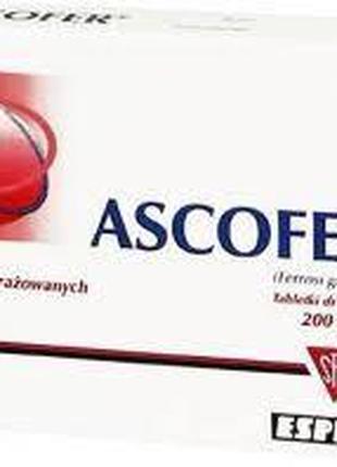 Ascofer увеличение гамоглобина дефицит железа. анемия. железо ...