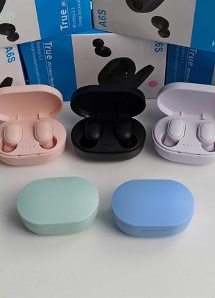 Беспроводные блютуз наушники A6s Xiaomi AirDots миподс mipods аир