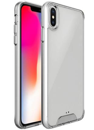 Чохол TPU Space Case transparent для Apple iPhone X/XS (5.8")