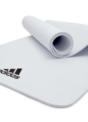 Килимок для йоги Adidas Yoga Mat білий Уні 176 х 61 х 0,8 см