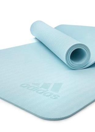 Килимок для йоги Adidas Premium Yoga Mat світло-блакитний Уні ...